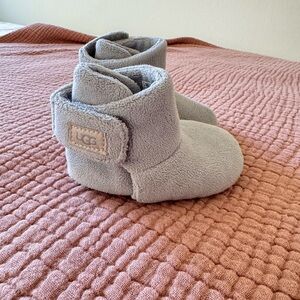 UGG Baby Booties Gray excellent condition